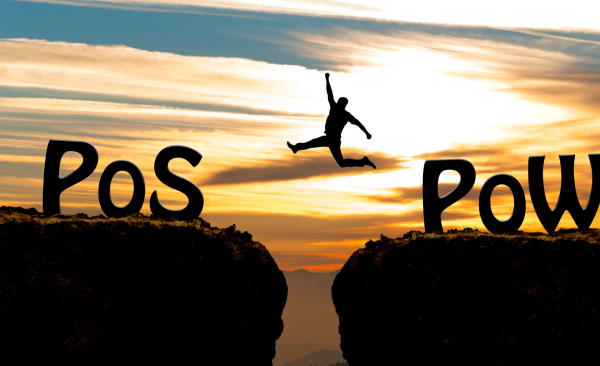 proof of work vs proof of stake